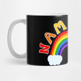 Rainbow Pride Namaste Yoga Mug